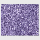 Ultra violet paars glitter sparkers cadeaupapier (Vlak)