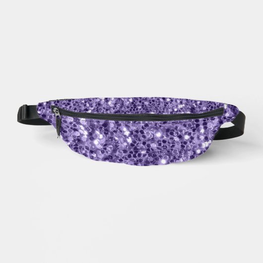 Ultra violet paars glitter sparkers heuptasje (Voorkant)