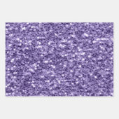 Ultra violet paars glitter sparkers inpakpapier vel (Voorkant)