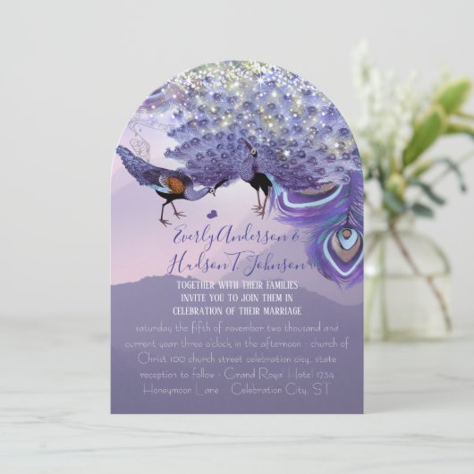 Ultra Violet Paars-groen koperen doezelaar Kaart (Staand voorkant)