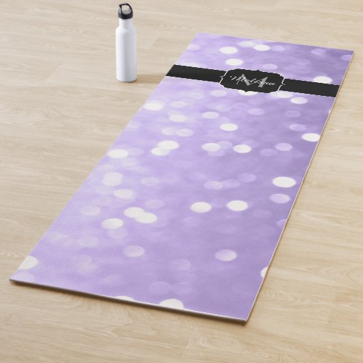 Ultra violet paars monogram yogamat (In situ)