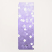 Ultra violet paars monogram yogamat (Voorkant)