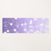 Ultra violet paars monogram yogamat (Voorkant (horizontaal))
