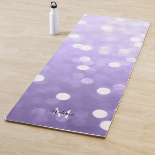 Ultra violet paars monogram yogamat