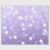 Ultra violet paars sparkly bokeh Abstract Cadeaupapier (Vlak)