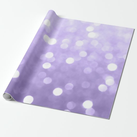 Ultra violet paars sparkly bokeh Abstract Cadeaupapier (Uitgerold)