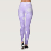 Ultra violet paars sparkly bokeh Abstract Leggings (Achterkant)