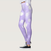 Ultra violet paars sparkly bokeh Abstract Leggings (Links)