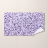Ultra violet paarse glitter sparkles bad handdoek (Handdoek)