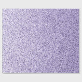 Ultra violet paarse glitter sparkles cadeaupapier (Vlak)