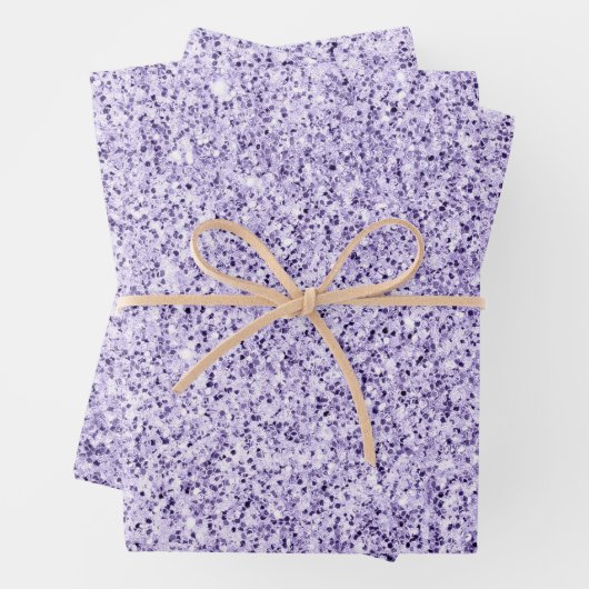 Ultra violet paarse glitter sparkles inpakpapier vel (In situ)