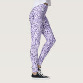 Ultra violet paarse glitter sparkles leggings (Rechts)