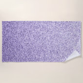 Ultra violet paarse glitter sparkles strandlaken (Voorkant)