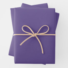 Ultra Violet Paarse, vaste kleuren Inpakpapier Vel