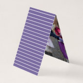 Ultra Violet Palet Kerst Groet Foto Kaart (Achterkant)