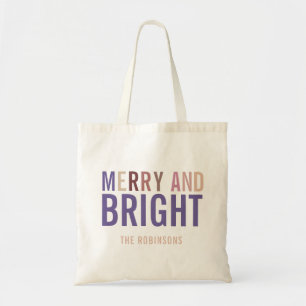 Ultra Violet Palet Kerst Tote Bag