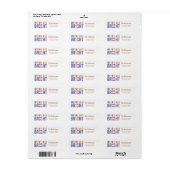 Ultra Violet Palet Kerstmis Etiket (Full Sheet)