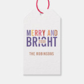 Ultra Violet Palette Kerstmis Cadeaulabel (Voorkant)