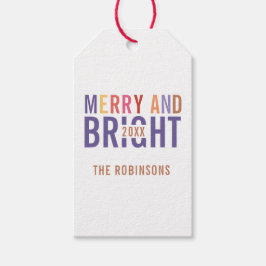 Ultra Violet Palette Kerstmis Cadeaulabel