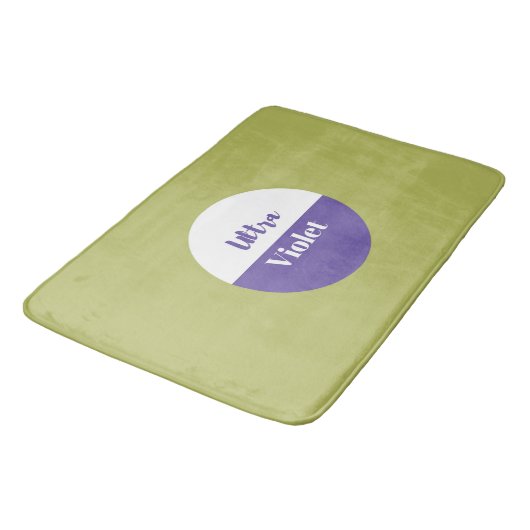 Ultra violet pantone 2018 ontwerp badmat (Gekanteld)