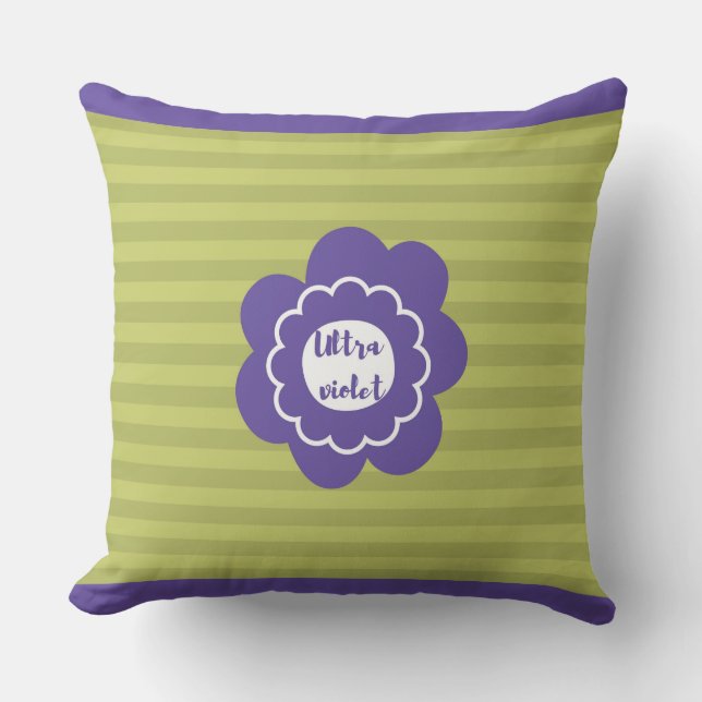 Ultra violet pantone 2018-ontwerp kussen (Voorkant)