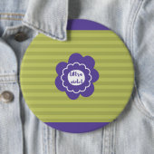 Ultra violet pantone 2018-ontwerp ronde button 6,0 cm (In situ)