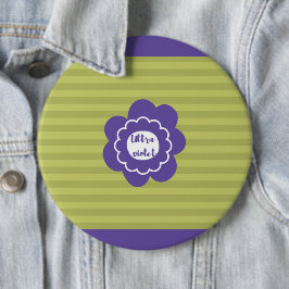 Ultra violet pantone 2018-ontwerp ronde button 6,0 cm