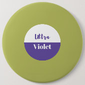 Ultra violet pantone 2018-ontwerp ronde button 6,0 cm (Voorkant)