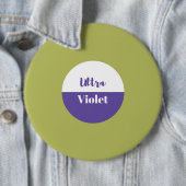 Ultra violet pantone 2018-ontwerp ronde button 6,0 cm (In situ)