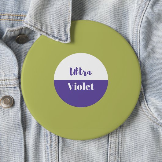 Ultra violet pantone 2018-ontwerp ronde button 6,0 cm (In situ)