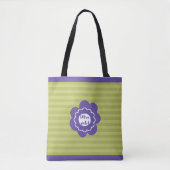 Ultra violet pantone 2018 ontwerp tote bag (Voorkant)