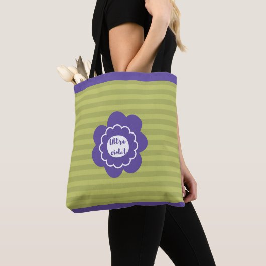 Ultra violet pantone 2018 ontwerp tote bag (Dichtbij)