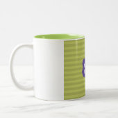 Ultra violet pantone 2018-ontwerp tweekleurige koffiemok (Links)