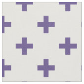 Ultra violet polka kruist wit stof (Close Up)
