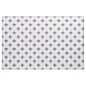 Ultra violet polka kruist wit stof (Fat Quarter)