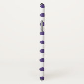 Ultra-violet polka-punten op wit Case-Mate iPhone case (Achterkant / rechts)