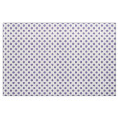 Ultra-violet polka-punten op wit stof (Yard (91,4 cm))