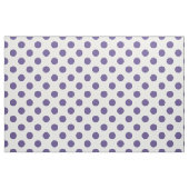 Ultra-violet polka-punten op wit stof (Fat Quarter)