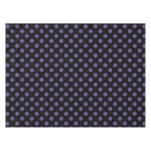 Ultra violet polka-punts op zwart tafelkleed (Voorkant (Horizontaal))