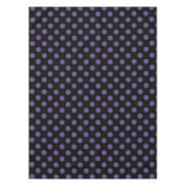 Ultra violet polka-punts op zwart tafelkleed (Voorkant)