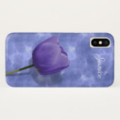 Ultra Violet Tulip iPhone X-Hoesje Case-Mate iPhone Case (Achterkant (horizontaal))