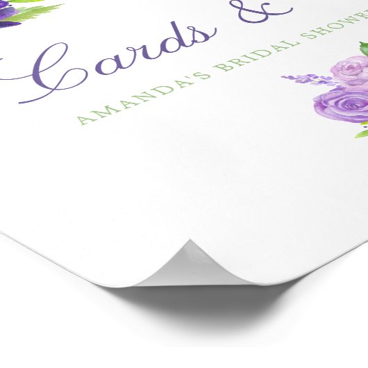 Ultra Violet Vrijgezellenfeest Kaarten en cadeautj Poster (Hoek)