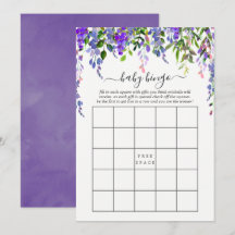 Ultra Violet Waterverf Bloem Baby Bingo
