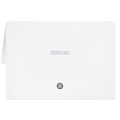 Ultra Violet Waterverf Floral Hartelijk dank (Achterkant Horizontaal)