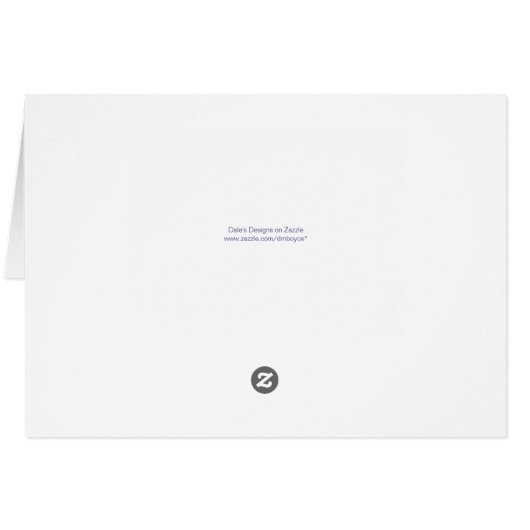 Ultra Violet Waterverf Floral Hartelijk dank (Achterkant Horizontaal)