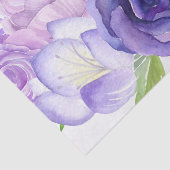 Ultra Violet Waterverf Floral Tissuepapier (Detail)