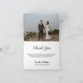 Ultra Violet Waterverf Tulps Weddenschap Bedankkaart (Binnen)