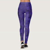 Ultra Violet Wavelengtes Leggings (Achterkant)