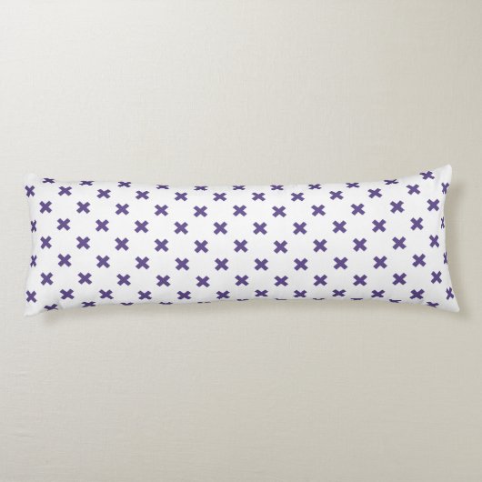 Ultra-violetkruisstiften op wit lichaamskussen (Achterkant)
