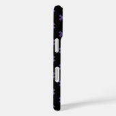 Ultra violette kruissteken op zwart Case-Mate iPhone case (Achterkant / Rechts)